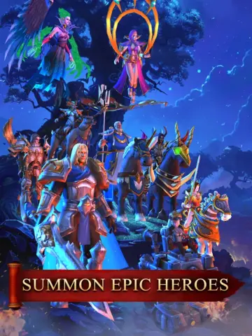 Alliance at War II hero and battle interface screenshot.