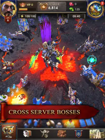 Alliance at War II fantasy combat and hero strategy screenshot.